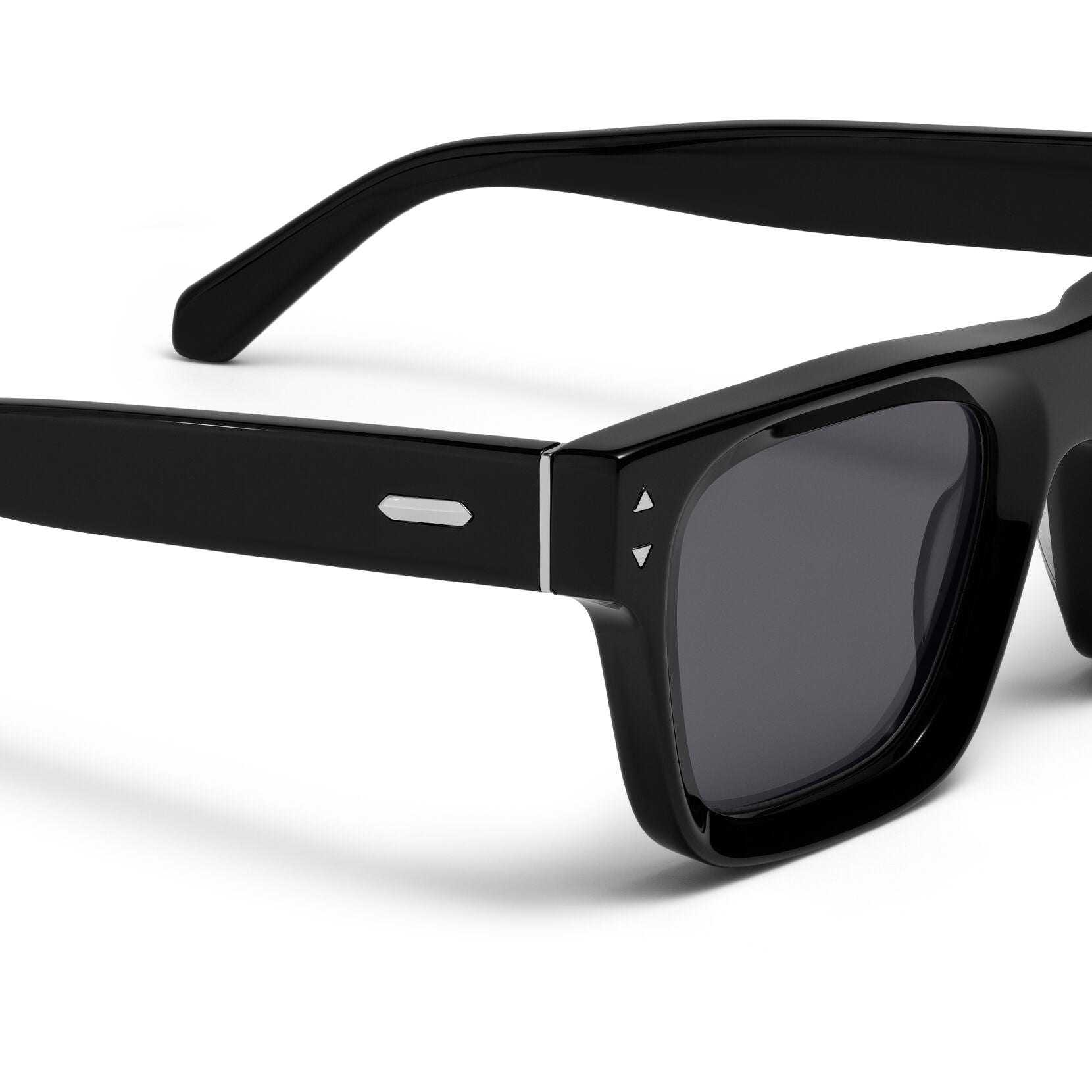Vista Square Sunglasses | Black Frame + Grey Lens | Non-Polarized - image 3