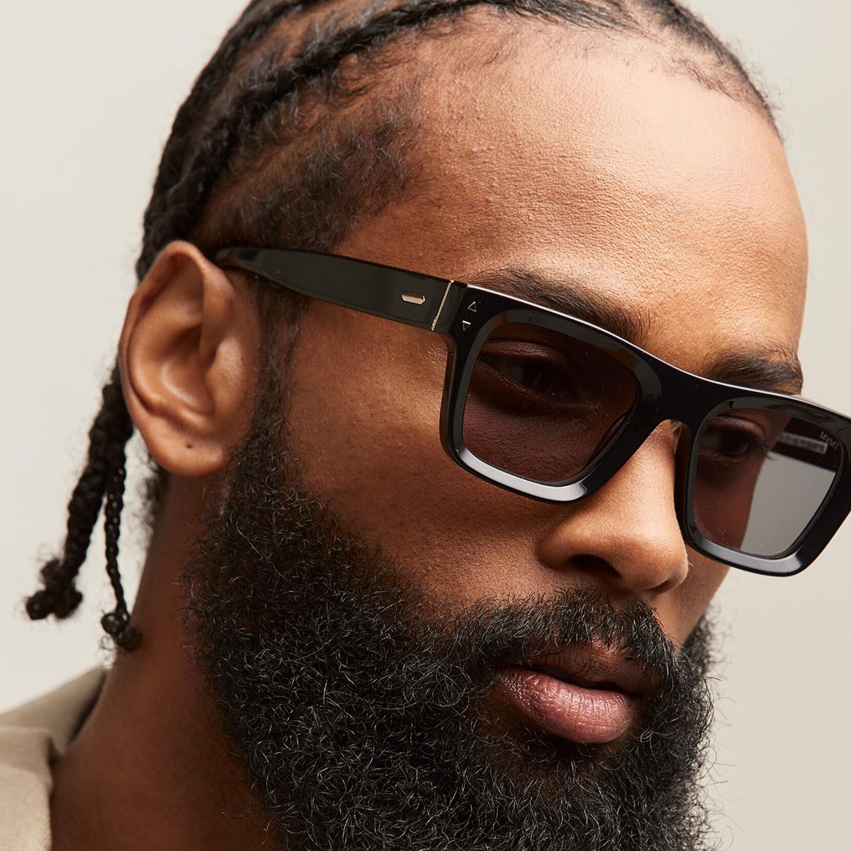 Vista Square Sunglasses | Black Frame + Grey Lens | Non-Polarized - image 4