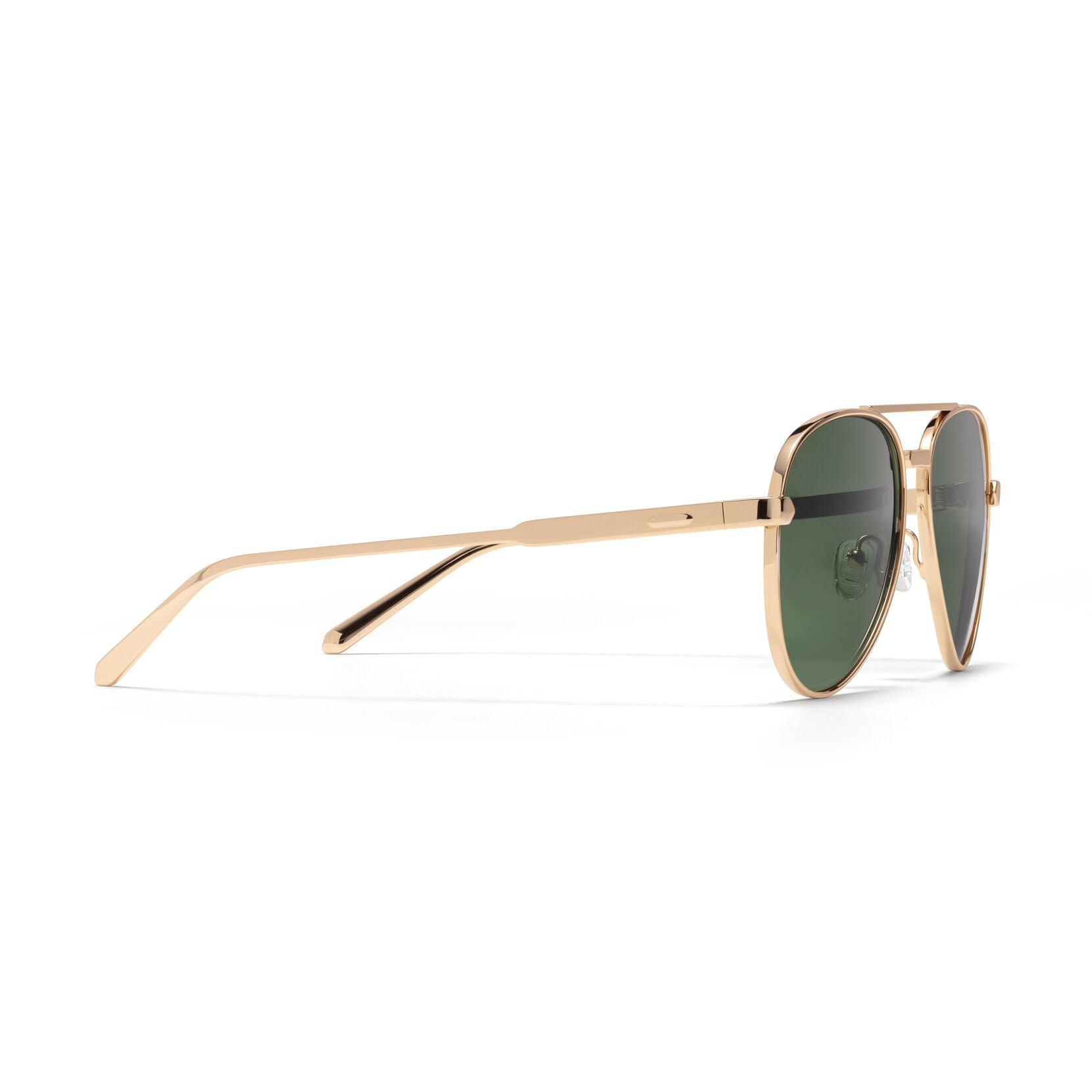 Miramar Aviator Sunglasses | Gold Frame + Green Lens | Non-Polarized - image 5