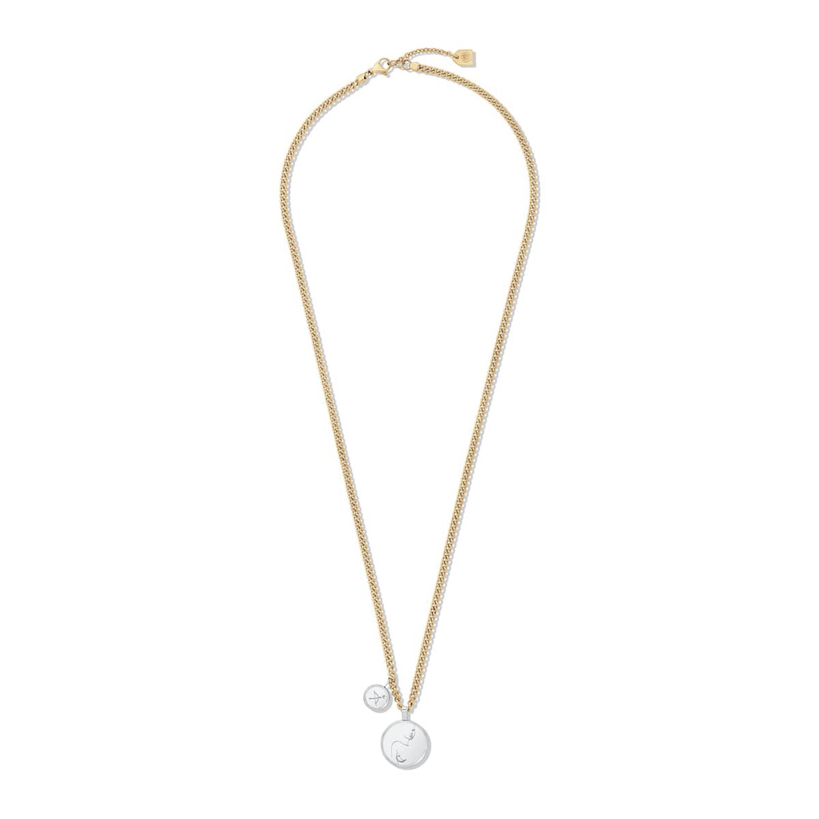 Sun & Moon Necklace | Gold + Silver - image 3
