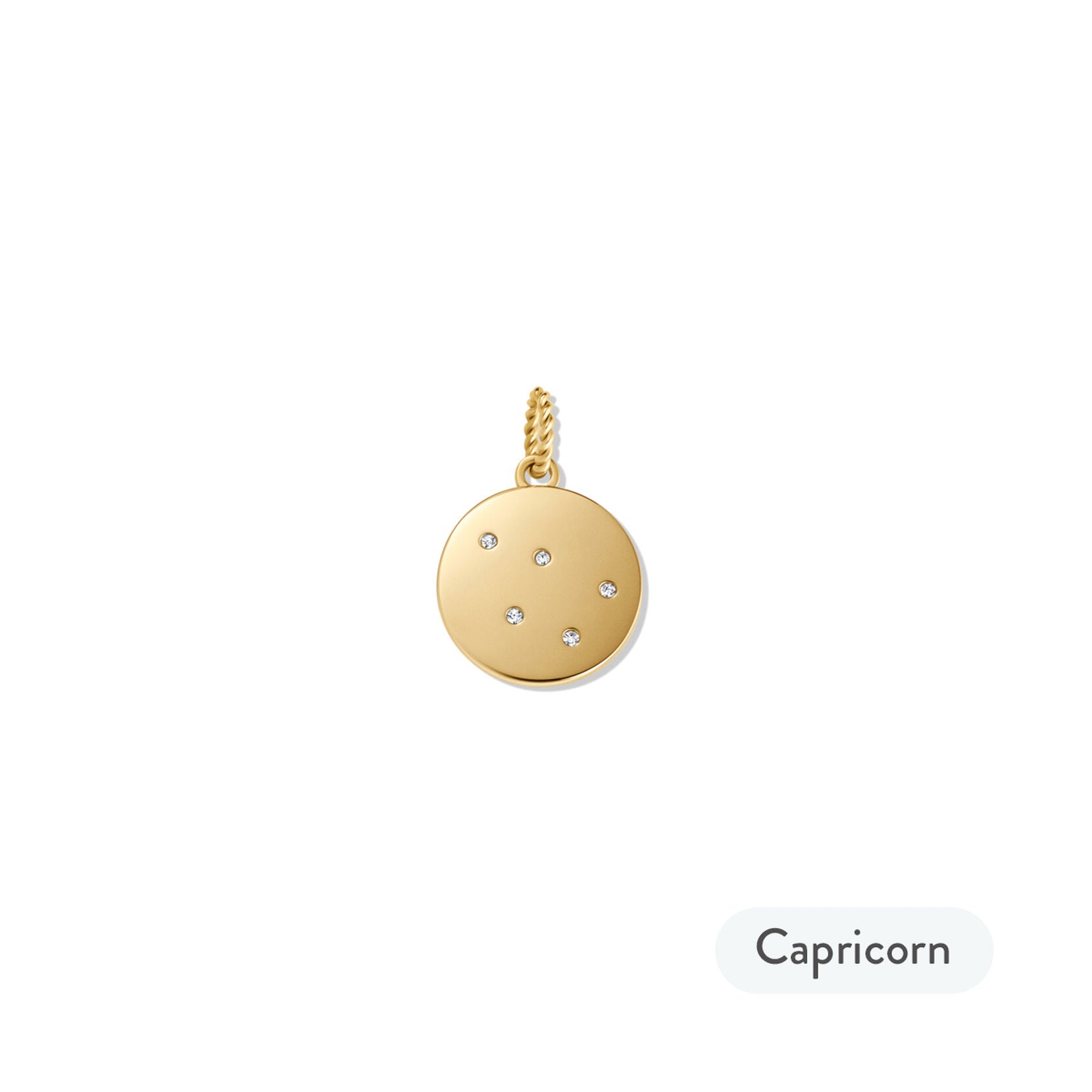 Zodiac Charm - Capricorn | Gold - image 2