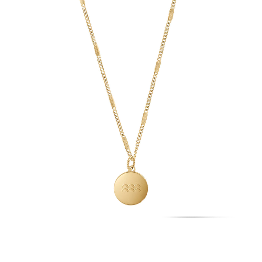 Zodiac Charm - Aquarius | Gold - image 3