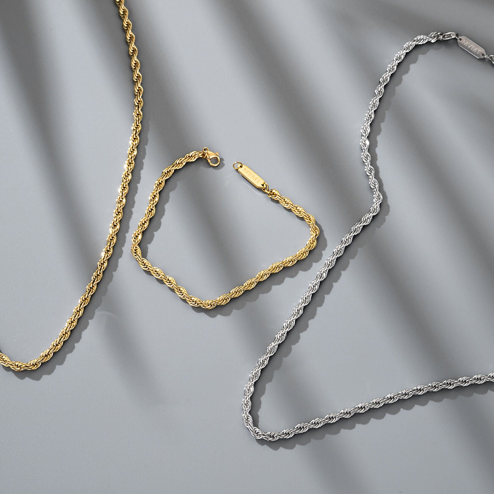 Rope Chain Bracelet - 3.9MM | Silver - image 5