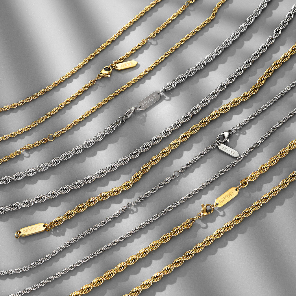 Rope Chain Necklace - 2.4MM | Silver - image 6