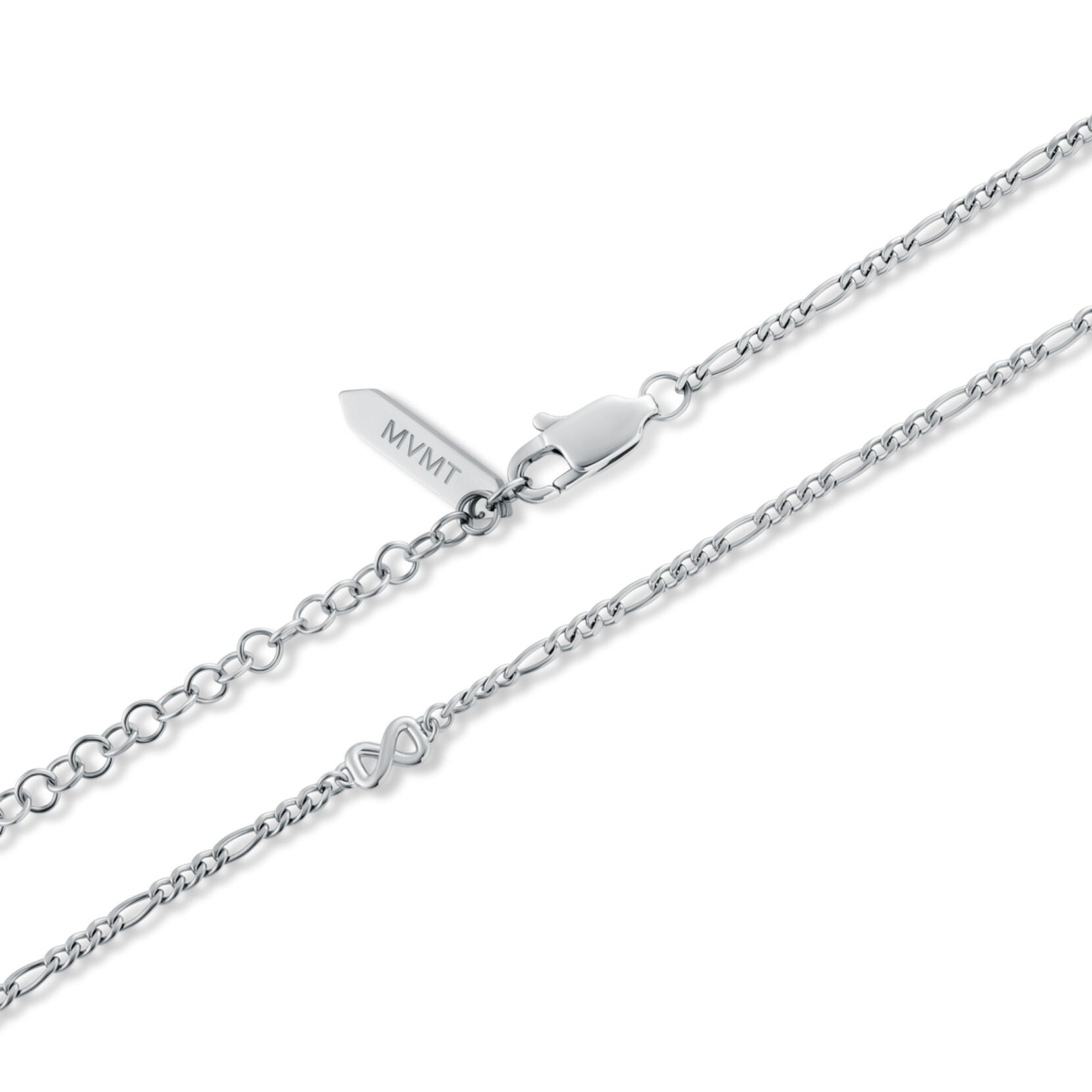 Figaro Chain Necklace - 1.8MM | Silver - image 3