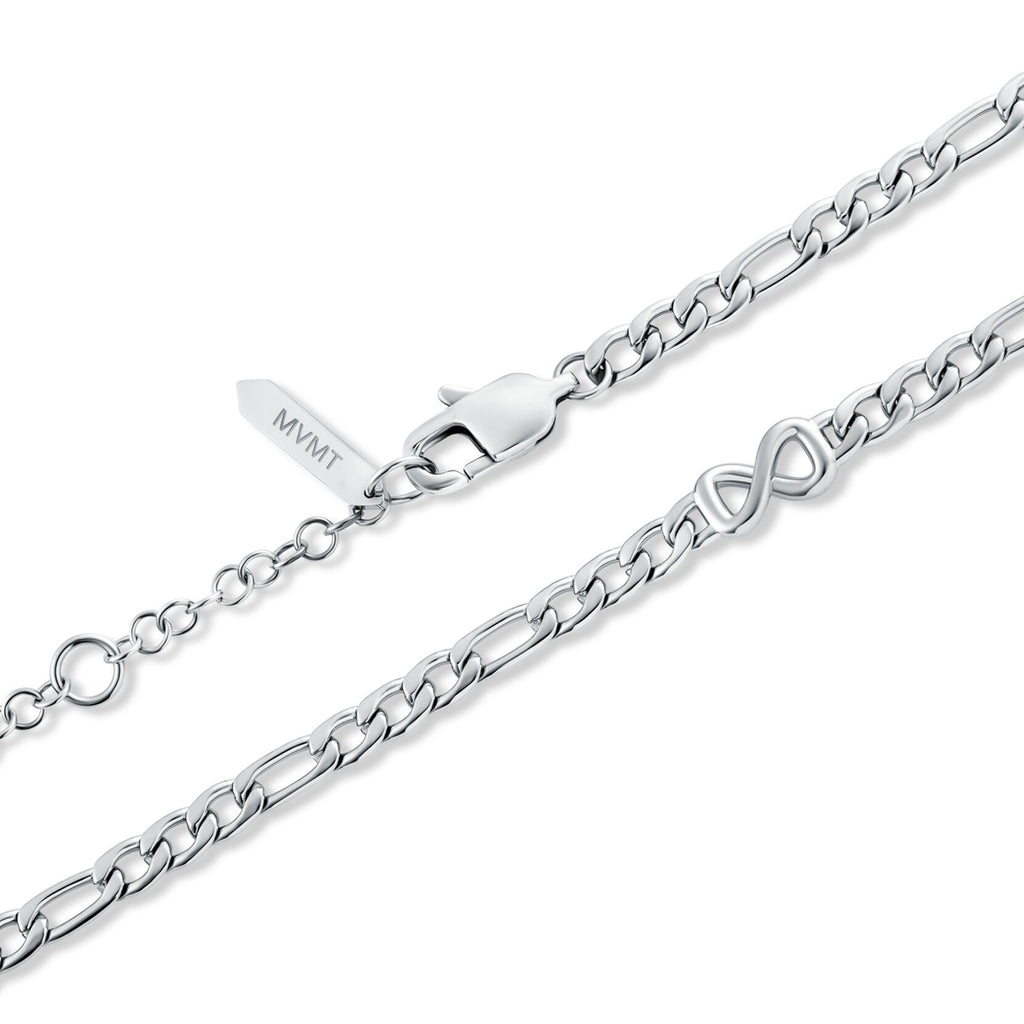 Figaro Chain Necklace - 3.8MM | Silver - image 3
