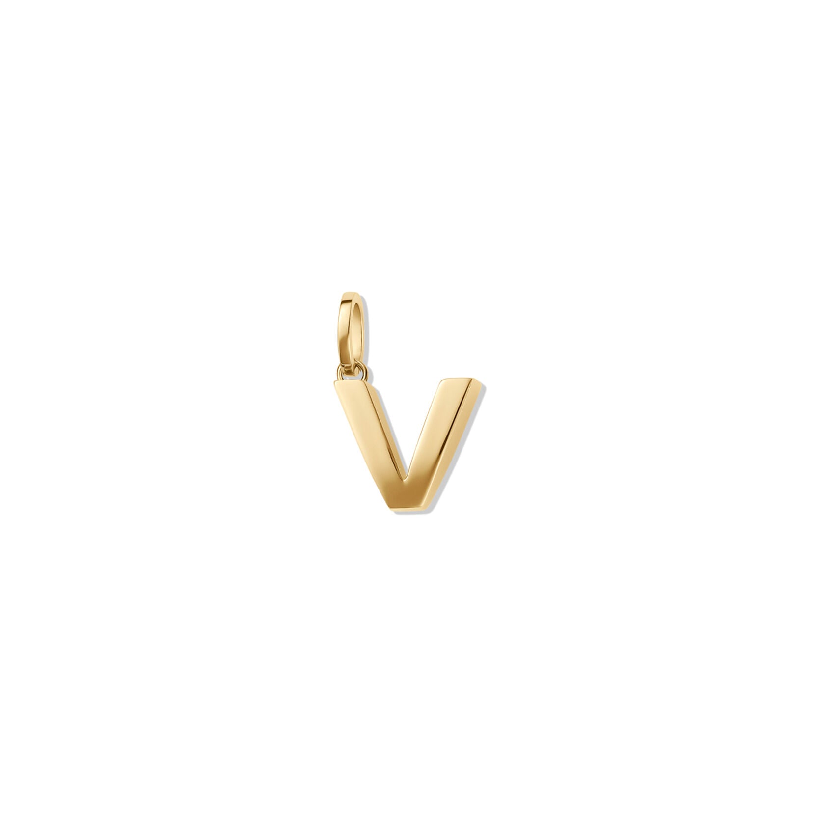 Alphabet Charm - V | Gold - main image
